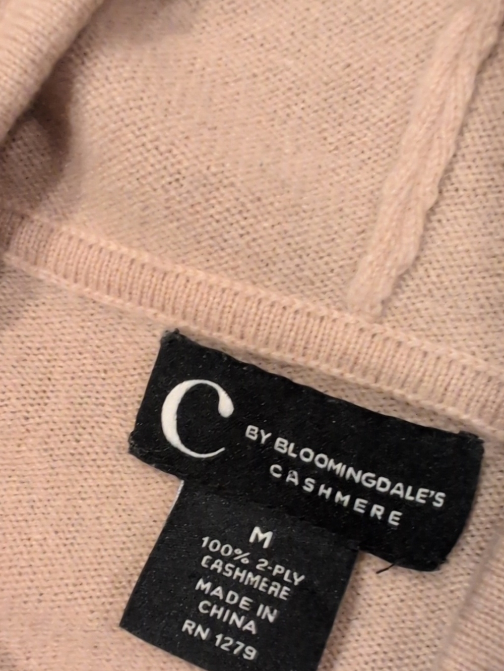 Bloomingdale's Cashmere Full Zip Hoodie C By Bloomingdale's - Picture 4 of 7